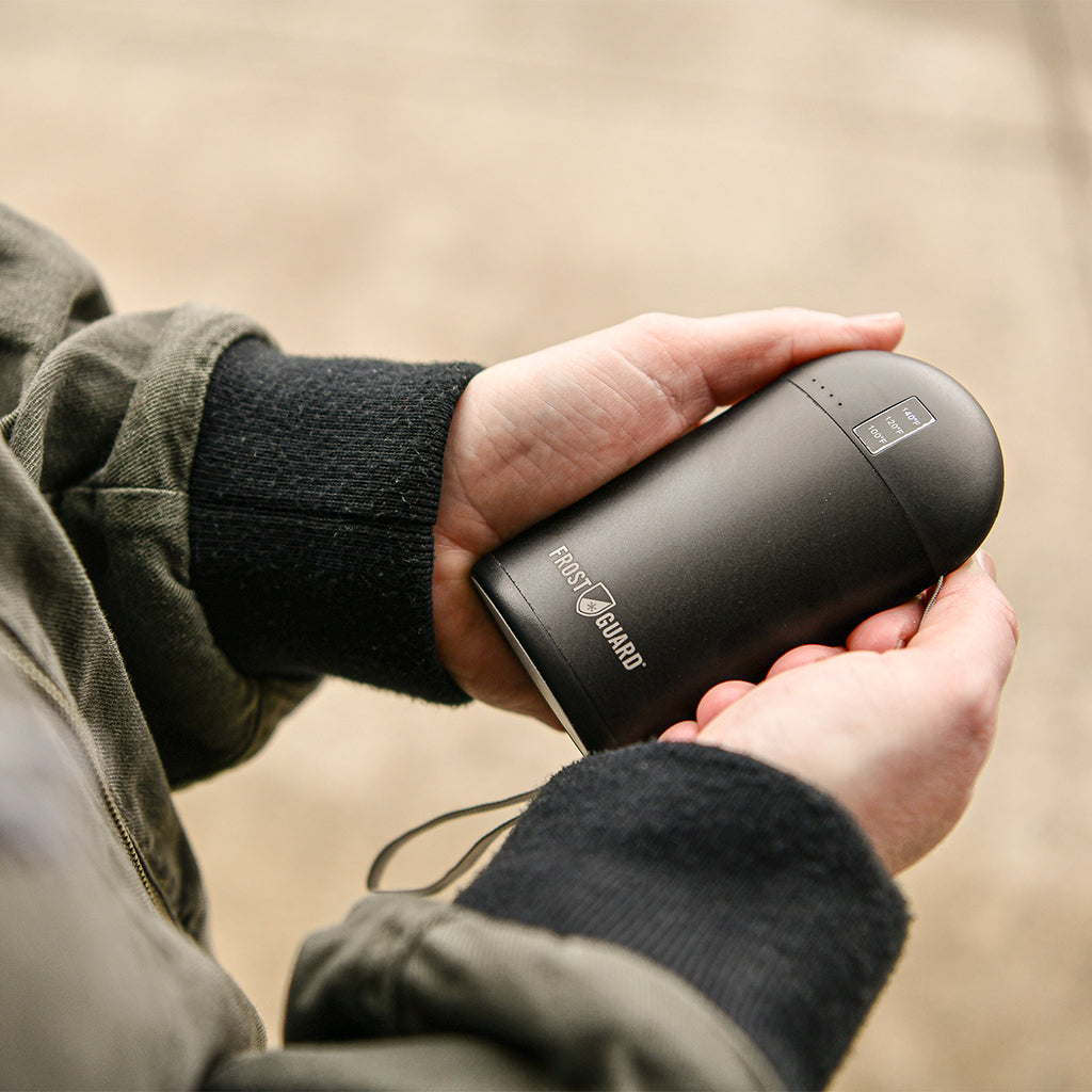 Urban Transit rechargeable hand warmer | portable winter powerbank | reusable and vibrating handwarmer