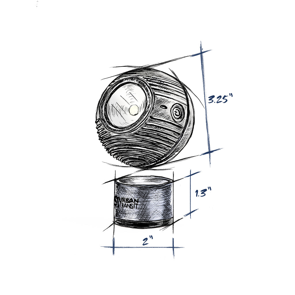 Rotating + Rechargeable POD Light