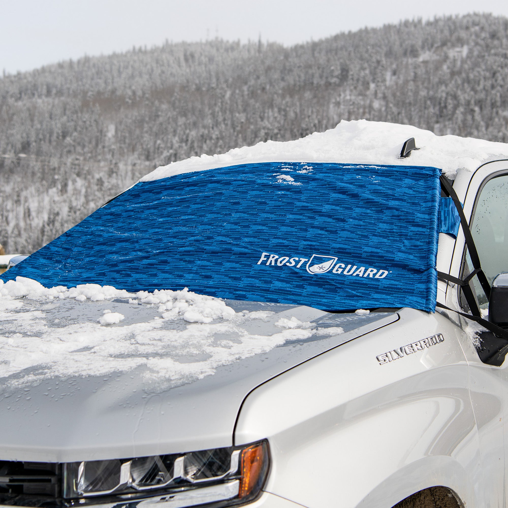 winter windshield cover | frost windshield cover | ice windshield cover | frost guard black