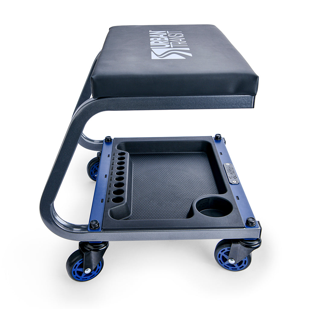 Urban Transit Fastback Shop Stool | best shop stool under $100 | heavy duty garage workshop stool | shop stool with wheels | MYCHANIC | mychanic stool | mychanic light | mychanic sk2 | mychanic stool sk2 | mychanic detailing rig | mychanic fastback shop stool | best car detailing stool